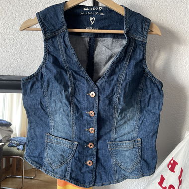cool jeans vest