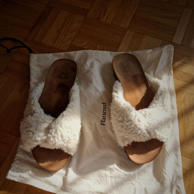 Mules Lou Teddy Flattered, taille 37