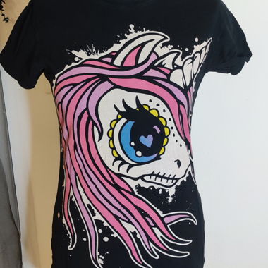 T-shirt nero grafico Cupcake Cult