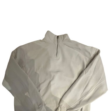 Weisser Half-Zip