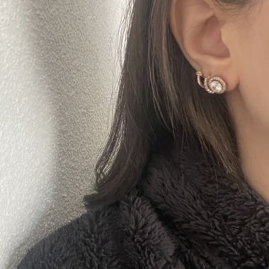 Earring (rose gold)