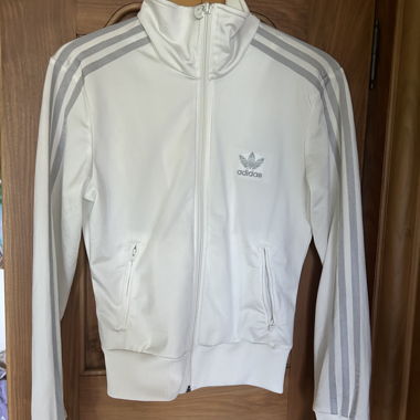 white adidas jacket