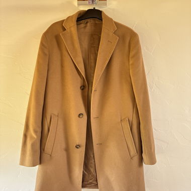 Cappotto camel Massimo Dutti