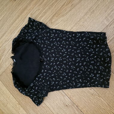 Black Floral Top