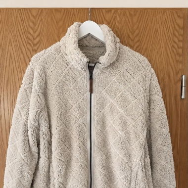 Veste polaire crème taille S