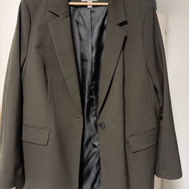 Blazer verde scuro da donna