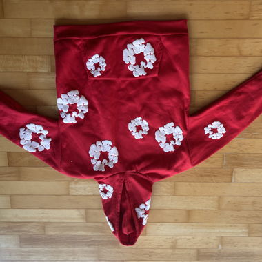 Red Denim Tears Hoodie