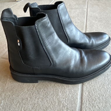 Stivaletti neri Hugo Boss Chelsea