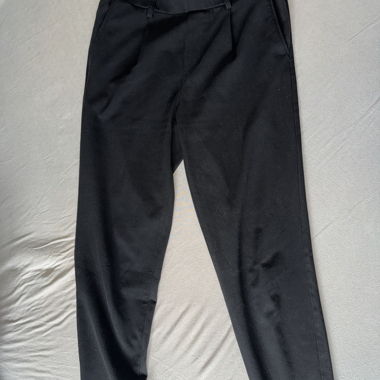 Black Fabric Trousers