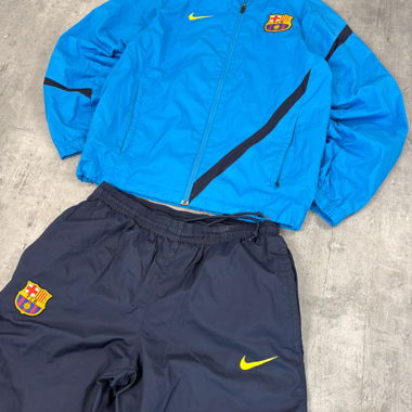 Vintage Nike FC Barcelona Track Suit (S)