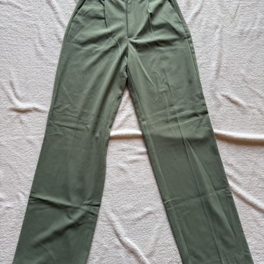 Pantaloni in tessuto verdi