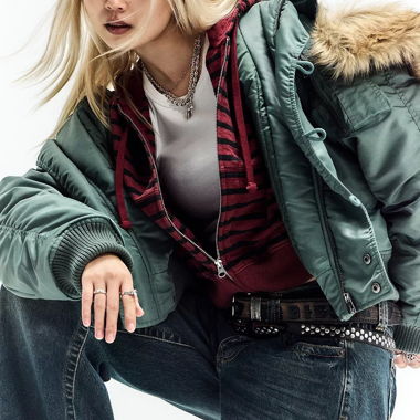 Urban Outfitters BDG Shrunken Parka Jacket