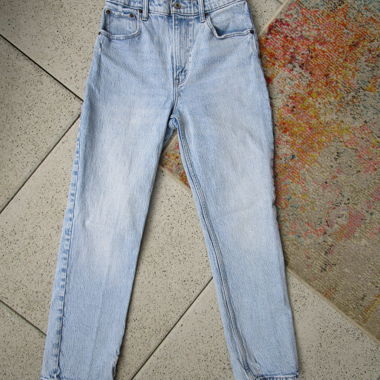 Jeans a vita alta chiari