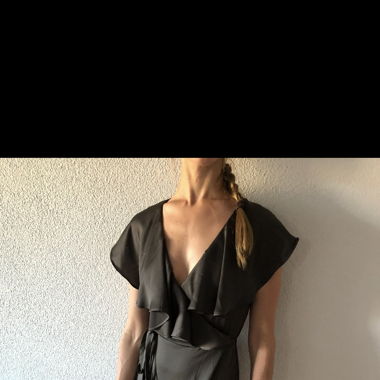 Elegantes dunkelgrünes Kleid Gr. S NEU 