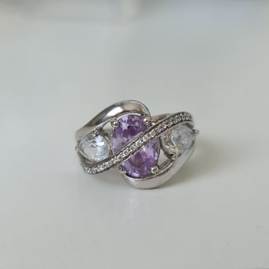 Bague Colorstone Carat Argent 925, Cubic Zirconia