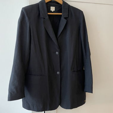 Schwarzer Blazer