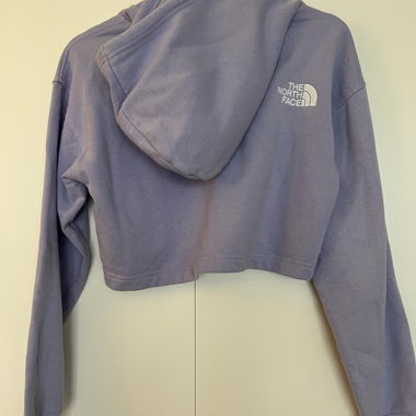 The North Face cropped lilac hoodie XS