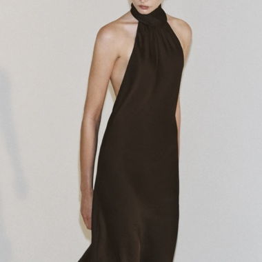 Zara Neckholder Maxikleid