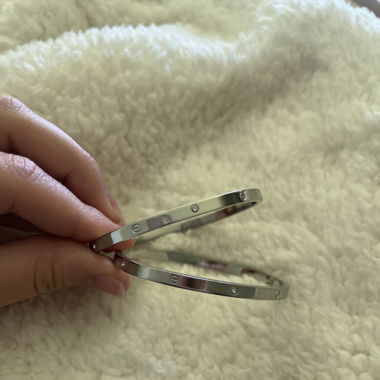 Cartier Armreifen Dupes Silber (Rostfrei)