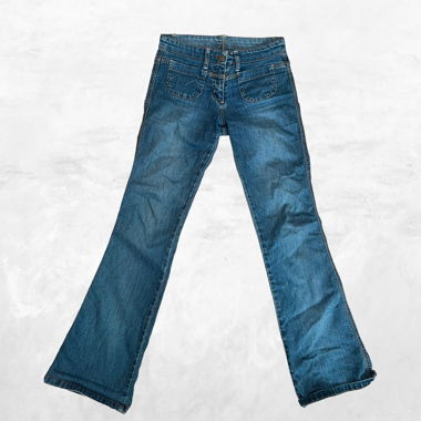 Vintage Low-Rise-Jeans