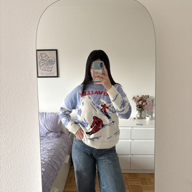 Ski Valley graphic knit sweater
