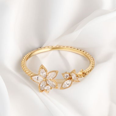 Dahlia Ring (Adjustable)