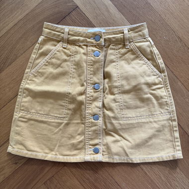 Gonna in jeans gialli