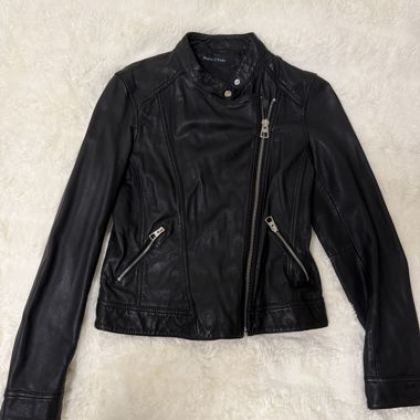 Marc O’Polo Lederjacke schwarz Grösse 36