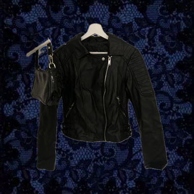Stylische schwarze Jacke