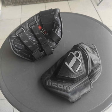 Genouillères moto avec slider