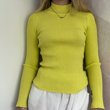 Long sleeve top lime