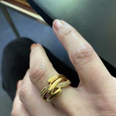 Ring vergoldet n e u 