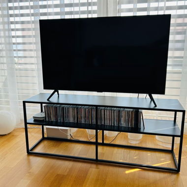 Schwarzes TV Möbel Top Zustand