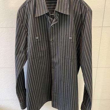 Chemise Carhartt rayee noire