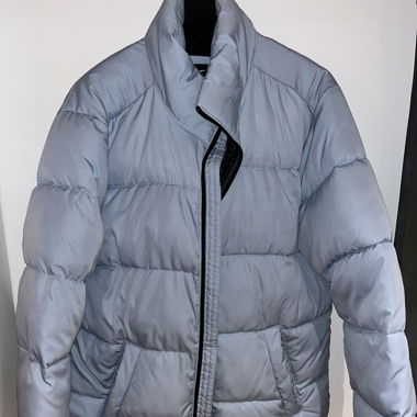 Pufferjacke Hellblau