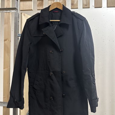 Lined trench coat