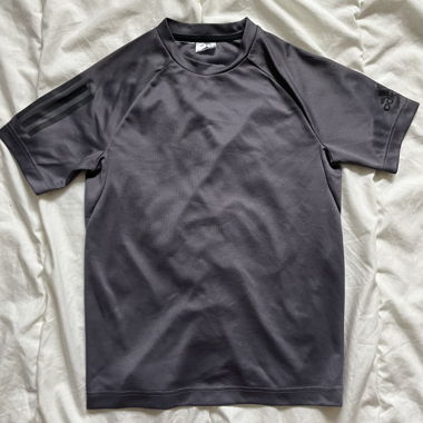 Adidas Charcoal Grey Performance Tee