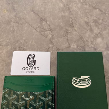 Porta carte Goyard verde