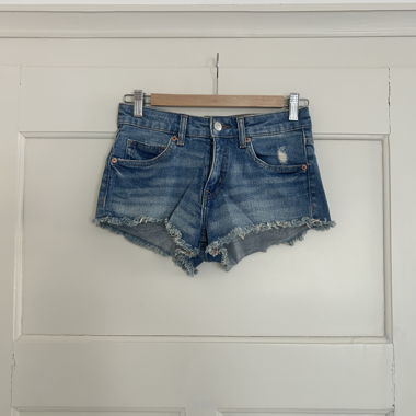 Blue Denim Shorts