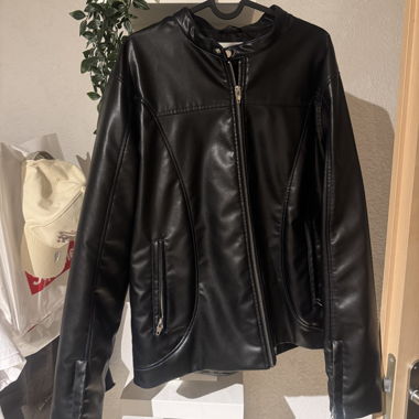 Veste biker noire YOURTURN