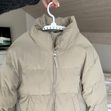 Veste puffer beige