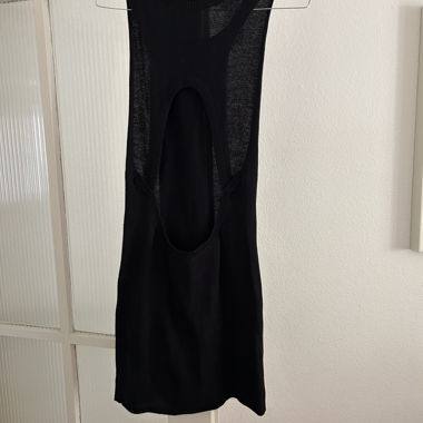 Abito in maglia nero