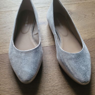 Ballerine argento di Anna Field