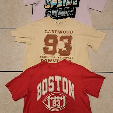Set di 3 crop top da ragazza T12-14 anni