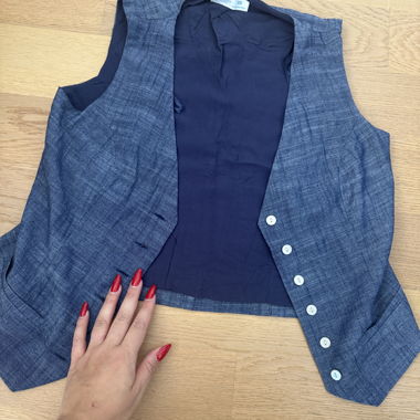 Primark Weste blau XS