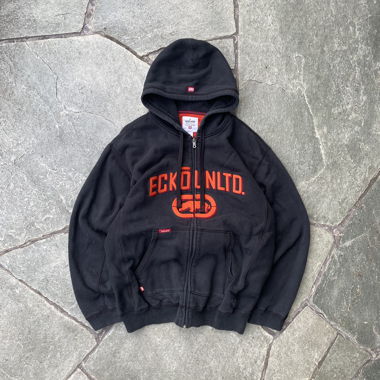 Sweat à capuche Ecko Unltd. noir, coupe comme L