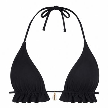Haut de bikini triangle noir