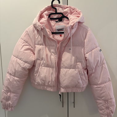 Piumino rosa Tommy Jeans XS