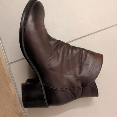 Schuhengel bottines – cuir véritable, marron, T. 39