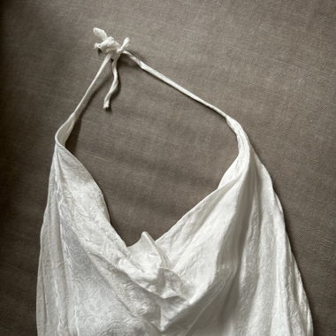 Top dos nu blanc